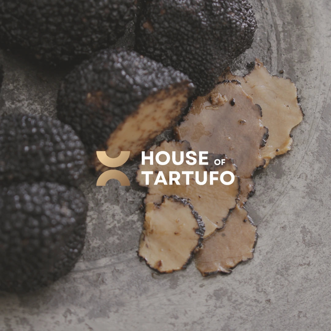 Black Truffle Carpaccio thinly sliced