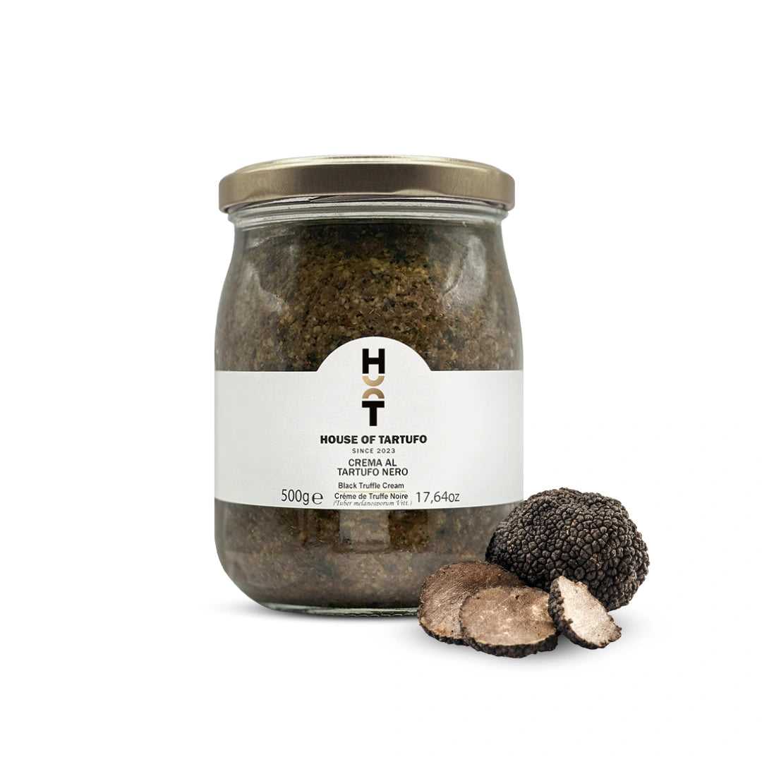 Black truffle cream gourmet product