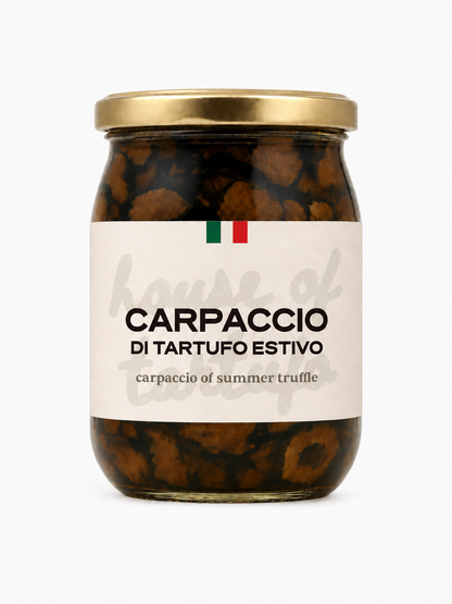 Summer Truffle Carpaccio in Water